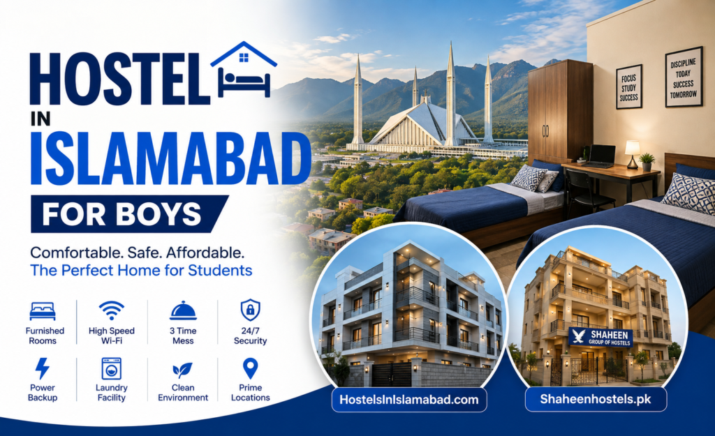 Hostel in Islamabad for Boys